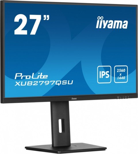 Monitor 27 cali XUB2797QSN-B2 IPS,QHD,USB-C Dock,HDMI /5y/ IIYAMA