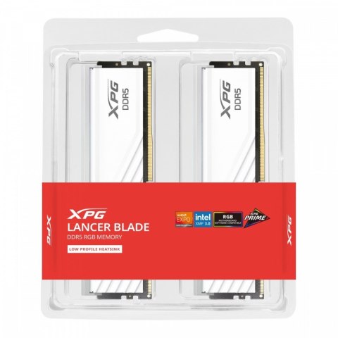 Pamięć XPG Lancer Blade DDR5 6400 32GB (2x16) CL32 RGB biała Adata