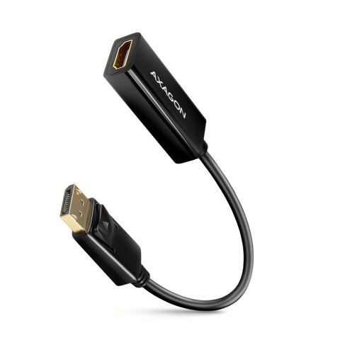 RVD-HI14N Adapter aktywny Displayport -> HDMI 1,4, 4K/30Hz, kabel 18cm AXAGON