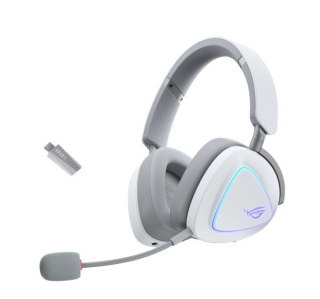 Słuchawki ROG Delta II Wireless 2.4GHz/BT/3.5 Białe Asus