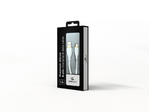 Kabel USB-A do 8pin ładowanie i tranfer danych, biały Gembird