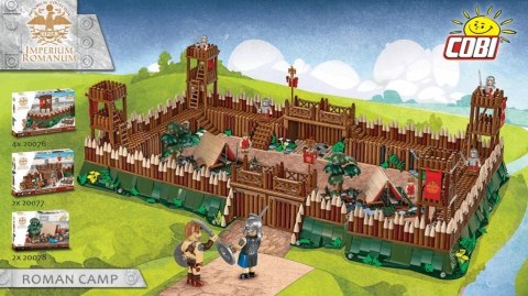 Klocki Imperium Romanum - Brama obozu rzymskiego 591 elementów Cobi Klocki
