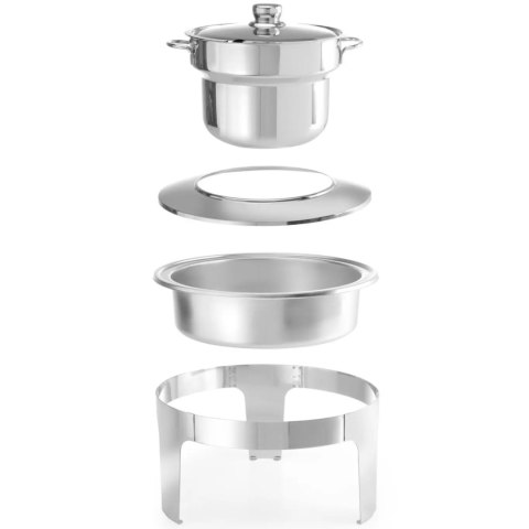 Podgrzewacz na pastę świeczki do zupy stal polerowana 10L Hendi