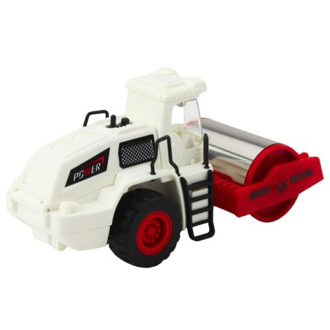 Walec Drogowy Budowlany Metalowy Obrotowy Walec Światła Dźwięki LEAN Toys