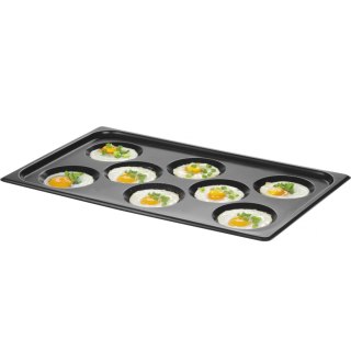 Blacha do 8 jajek sadzonych omletów pancakes Convectomat Eggplate GN 1/1 TEFLON Hendi