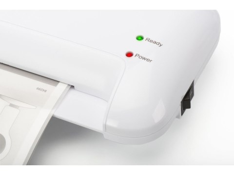 Laminator A4, prędkość: 400mm/min., grubość: 80-125 mikronów, biały EDNET