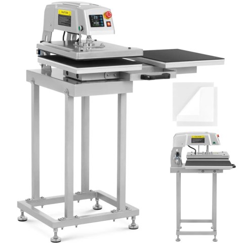 Prasa termotransferowa pneumatyczna podwójna 40 x 50 cm MSW