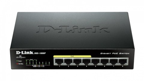 Switch 8-port 10/100/1000Gigabit Metal Housing Desktop D-Link
