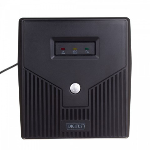 Zasilacz awaryjny UPS Line-Ineractive LED, 1000VA/600W, 2x12V/7Ah, AVR, 4xSCHUKO, USB, RS232, RJ45 Digitus
