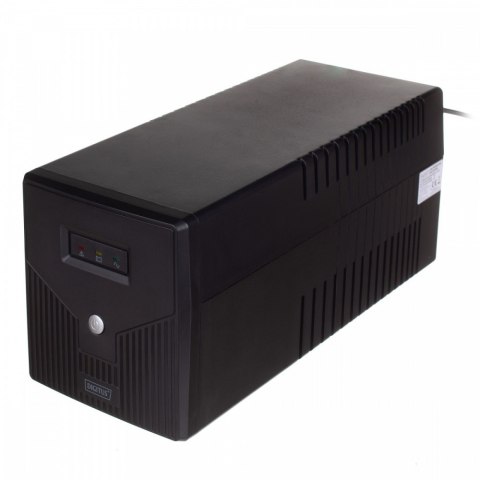 Zasilacz awaryjny UPS Line-Ineractive LED, 1000VA/600W, 2x12V/7Ah, AVR, 4xSCHUKO, USB, RS232, RJ45 Digitus