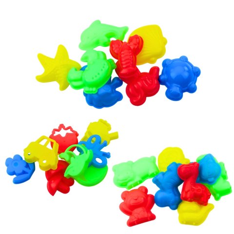 Zestaw Magiczny Piasek Różowy 3kg Foremki Narzędzia Dmuchana Plansza LEAN Toys