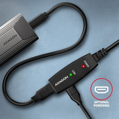 ADR-305 USB 3.0 A-M -> A-F aktywny kabel przedłużacz/wzmacniacz 5m AXAGON