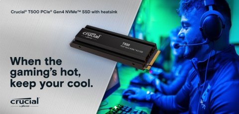 Dysk SSD T500 2TB M.2 NVMe 2280 PCIe 4.0 7400/7000 Crucial