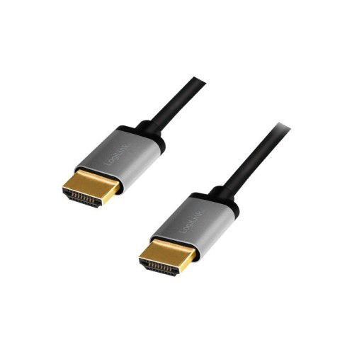 Kabel HDMI 4K/60Hz aluminium 5m Czarny LogiLink