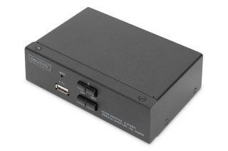 Przełącznik KVM 2 portowy HDMI, 4K 30Hz Digitus