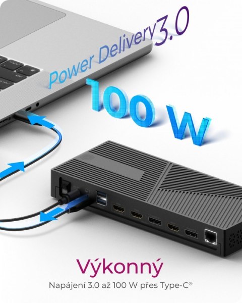 Stacja dokująca IB-DK2246-C 11in1,HDMI,DP,LAN,TYPE-C IcyBox