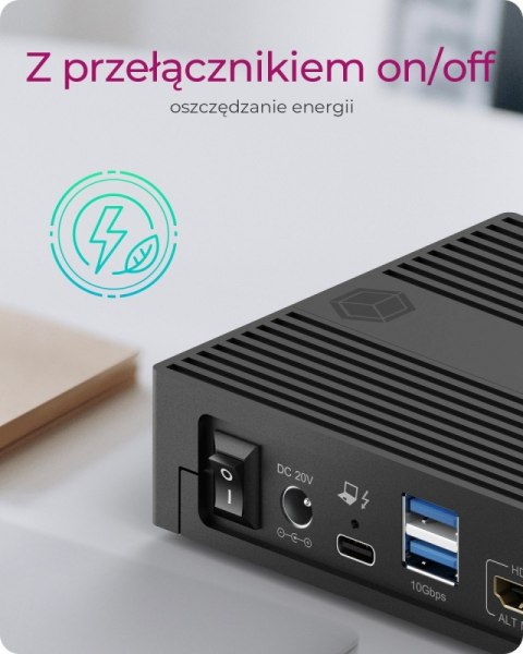 Stacja dokująca IB-DK2246-C 11in1,HDMI,DP,LAN,TYPE-C IcyBox