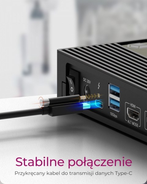 Stacja dokująca IB-DK2246-C 11in1,HDMI,DP,LAN,TYPE-C IcyBox