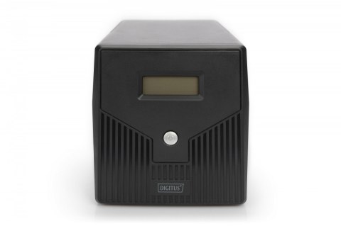 Zasilacz awaryjny UPS Line-Ineractive LCD, 2000VA/1200W, 2x12V/9Ah, AVR, 4xSCHUKO, USB, RS232, RJ45 Digitus