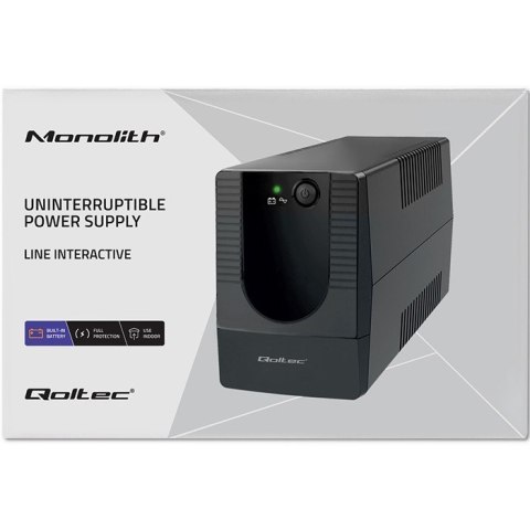 Zasilacz awaryjny UPS | Monolith | 1000VA | 600W Qoltec