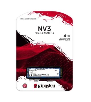 Dysk SSD NV3 4TB M.2 2280 PCI-e 4.0 NVMe 6000/5000 Kingston