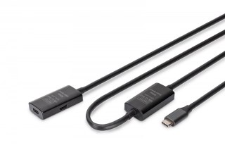 Kabel przedłużający aktywny USB-C - USB-C, USB 3.2 Gen1, 5Gbps, 10m Digitus