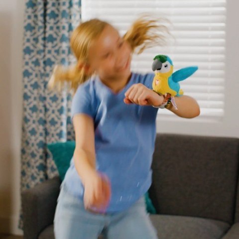 Maskotka interaktywna Happy Yappers Wesołe gadułki - Papuga niebieska Cobi