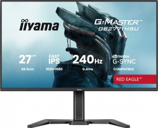 Monitor 27 cali GB2771HSU-B1 0.4ms,Fast IPS, HAS (150) PIVOT, 1xUSB 3.2, 1xUSB C, 240Hz, DP, 2xHDMI,Adaptive G-SYNC-1920x IIYAMA