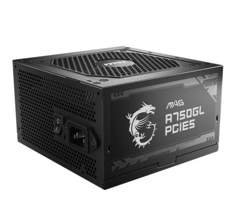 Zasilacz MAG A750GL PCIE5 II 750 W 80PLUS GOLD F.MODULAR MSI