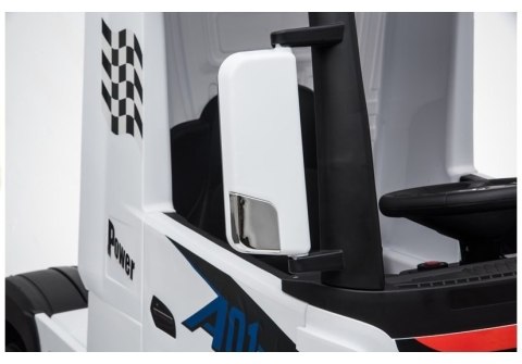 Auto na Akumulator Mercedes Actros Biały LEAN CARS