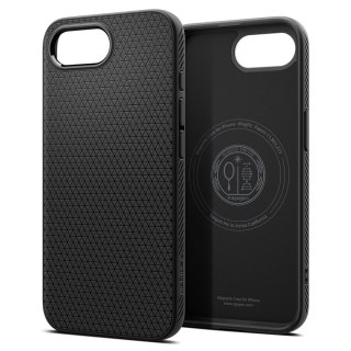 Etui plecki na iPhone 16e Liquid Air Mag MagSafe - czarny mat SPIGEN