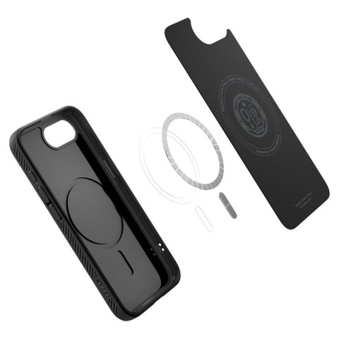Etui plecki na iPhone 16e Liquid Air Mag MagSafe - czarny mat SPIGEN