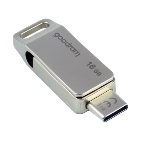 Pendrive pamięć Goodram 16GB USB 3.2 Gen 1 USB / USB-C OTG ODA3 srebrny Goodram
