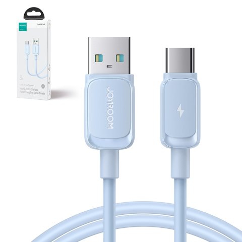 Kabel przewód USB-A - USB-C 3A 1.2m niebieski JOYROOM