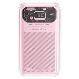 Powerbank 20000mAh Sparkling Series szybkie ładowanie 30W QC AFC FCP SCP różowy ACEFAST