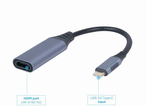 Adapter USB-C to HDMI 4K 60Hz Gembird