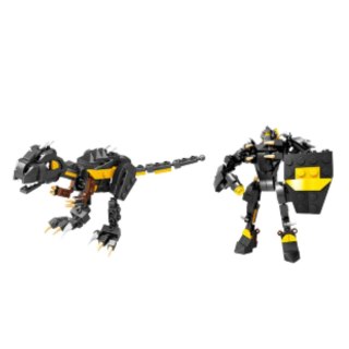 Klocki Konstrukcyjne Dinozaur Robot 2w1 57-70 el. Mix LEAN