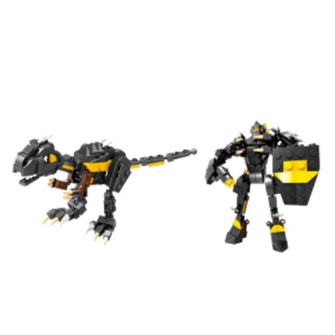 Klocki Konstrukcyjne Dinozaur Robot 2w1 57-70 el. Mix LEAN