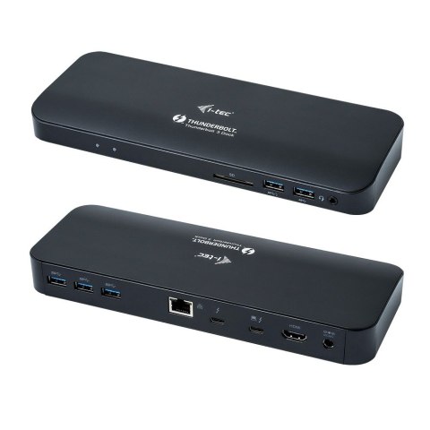 Stacja dokującaThunderbolt 3/USB-C Dual 4K Docking Station + USB-C to DisplayPort Cable (1,5m) + Power Delivery 60W I-tec