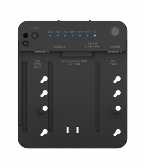Stacja klonująca i dokująca IB-2913MCL-C31 dla M.2 NVMe SSD i HDD IcyBox