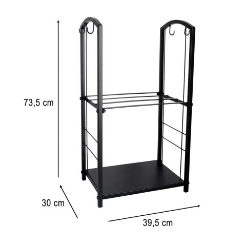 Stojak na drewno kominkowe regał metalowy akcesoria do kominka Kik Sp. z o. o. Sp. k.