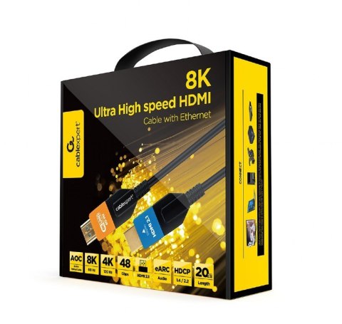 Kabel Ultra High speed HDMI AOC Series 8K 20M Gembird
