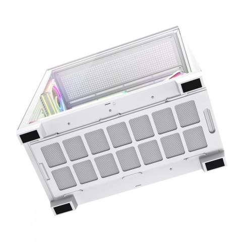 Obudowa PC VOLCANO STELLAR PLUS ARGB MIDI 5F Biała MODECOM