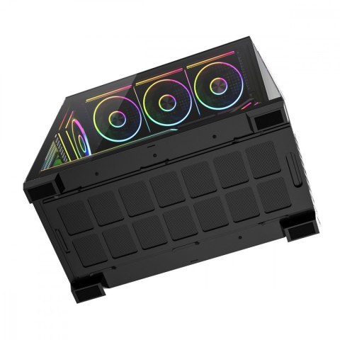 Obudowa PC VOLCANO STELLAR PLUS ARGB MIDI 8F Czarna MODECOM