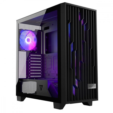 Obudowa komputerowa Volcano Perun Apex ARGB Midi czarna MODECOM