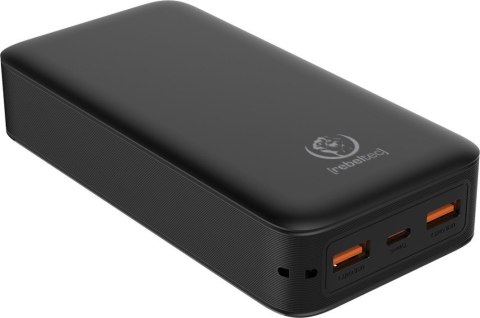 Powerbank P20 LCDPD LAMP 20 000mAh, zintegrowana lampa LED z funkcją latarki Rebeltec