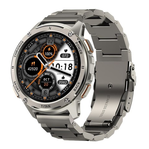 Smartwatch FW110 Titan Chronos Srebrny Maxcom