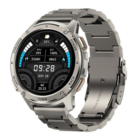 Smartwatch FW110 Titan Chronos Srebrny Maxcom