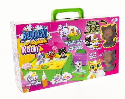 Figurki Brudaski w kąpieli Kotki Zestaw Jacuzzi Epee