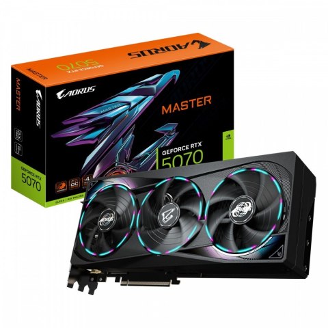 Karta graficzna GeForce RTX 5070 AORUS MASTER 12GB GDDR7 192bit HDMI/3DP Gigabyte